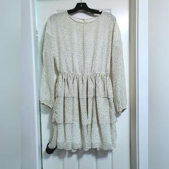 Open-back chiffon mini dress XS - Picture 1 of 5